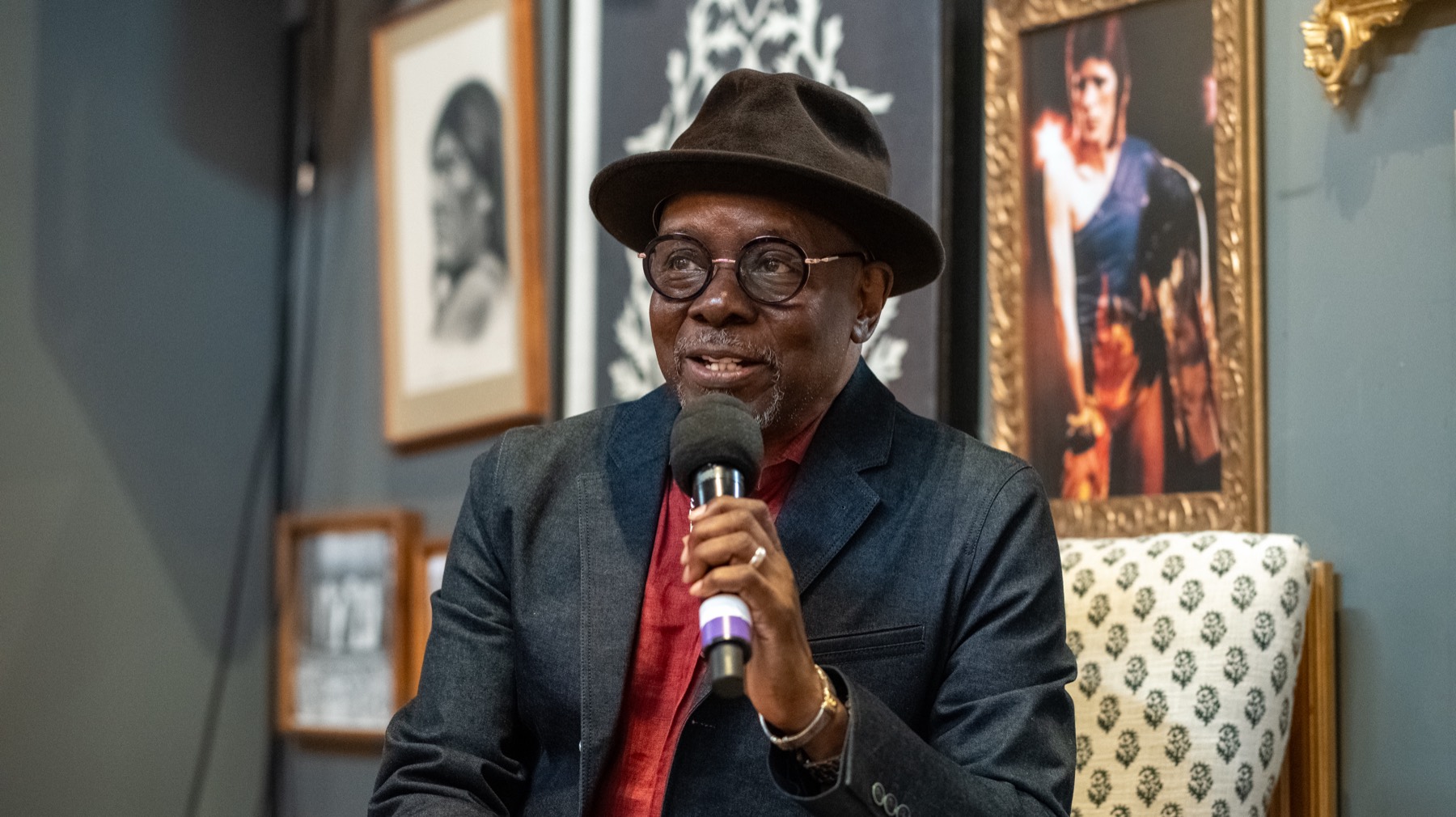 Philip Bailey during his fireside chat