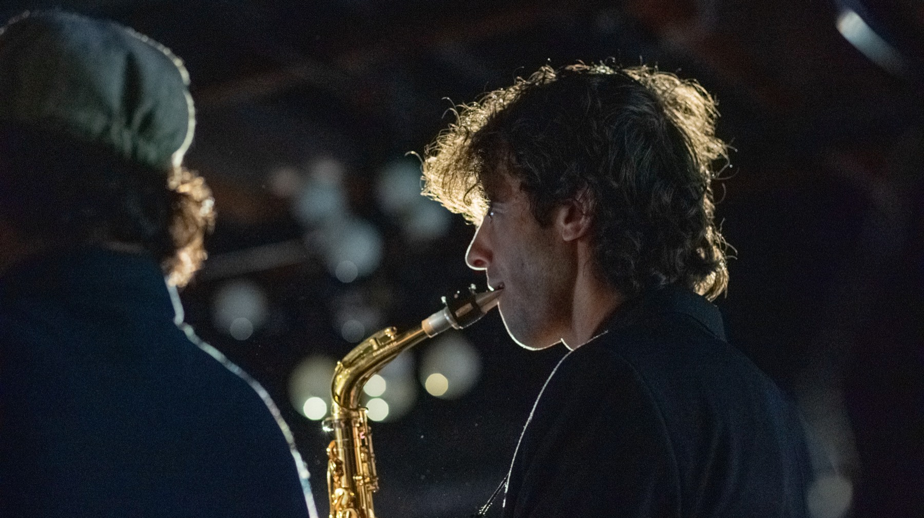 A Jazz Hands Music Academy saxophonist performs