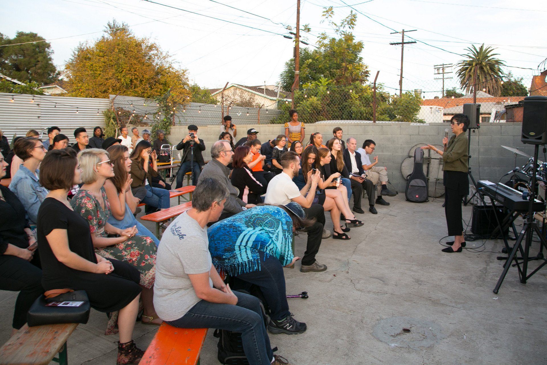 An outdoor Jazz Hands community concert